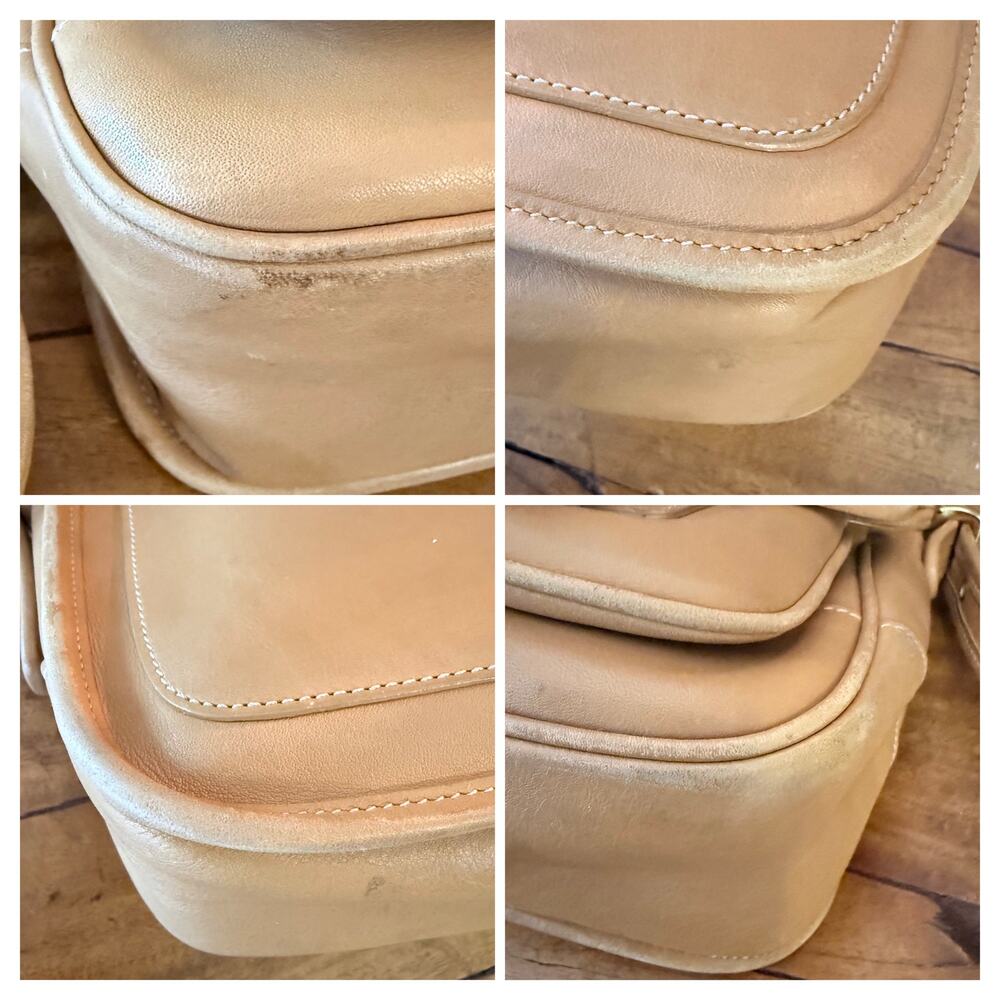 Vintage Coach Legacy Small Field Bag 9128 Tan Leather Crossbody Rare 2001 - Picture 6 of 16